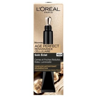 Creme soin Yeux Éclat Age Perfect L'OREAL PARIS - Renaissance Cellula