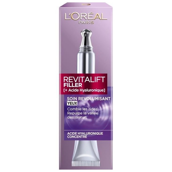 Soin yeux Dermo Expertise Revitalift Filler+ L'OREAL - Acide Hyaluroni
