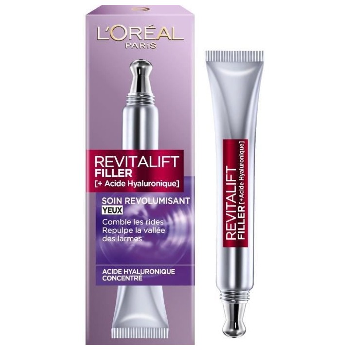 Soin yeux Dermo Expertise Revitalift Filler+ L'OREAL - Acide Hyaluroni