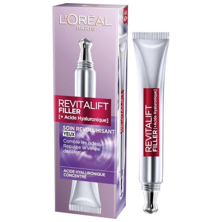 Soin yeux Dermo Expertise Revitalift Filler+ L'OREAL - Acide Hyaluroni