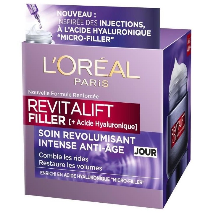 Soin revolumisant Intense Anti-âge L'OREAL Revitalift Filler +Acide H