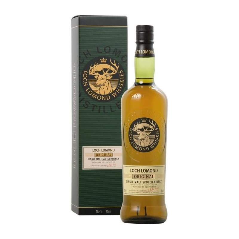 Whisky Loch Lomond Original - Highlands Single Malt whisky - Ecosse - 40%vol - 70cl sous étui