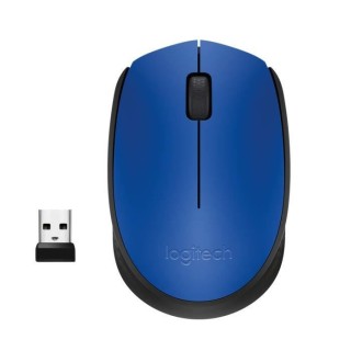 LOGITECH - Souris sans fil ambidextre M171 - Bleu