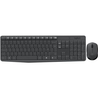 LOGITECH Ensemble Clavier Souris MK235 - Sans Fil - AZERTY - Récepteu