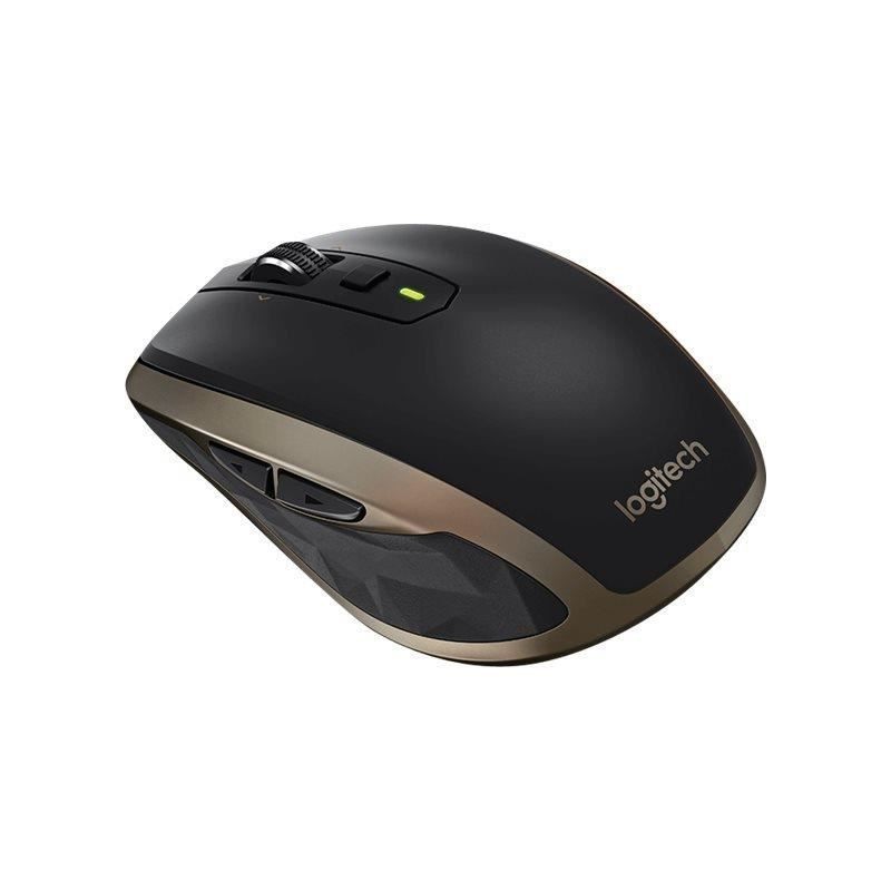 LOGITECH - Souris Darkfield MX Anywhere 2 - Bluetooth/Radio Fréquence - USB - Sans fil - 1600 dpi - Roulettes avec frein