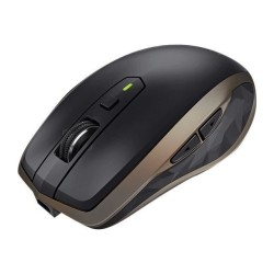 LOGITECH - Souris Darkfield MX Anywhere 2 - Bluetooth/Radio Fréquence - USB - Sans fil - 1600 dpi - Roulettes avec frein