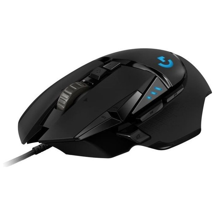 Souris gamer - filaire - Logitech - G502 Hero - USB - Noir