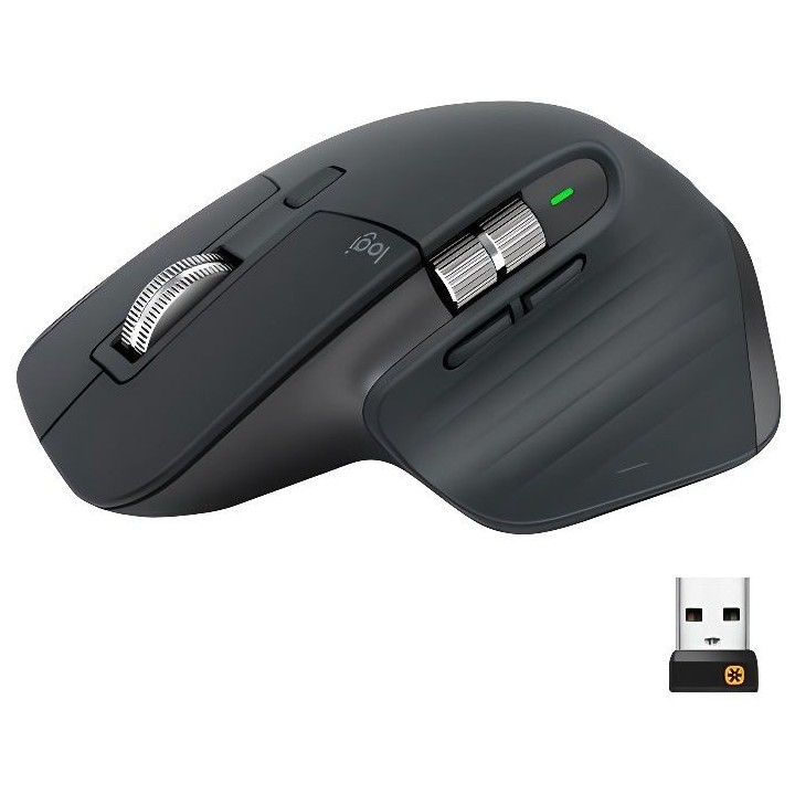 Souris sans fil - Logitech - MX Master 3 - Bluetooth/Radio Fréquence