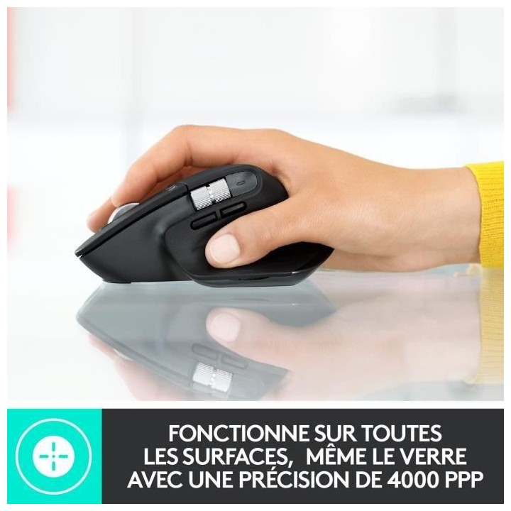 Souris sans fil - Logitech - MX Master 3 - Bluetooth/Radio Fréquence