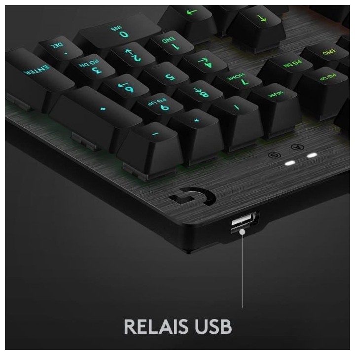 LOGITECH G - Clavier Lightsync G512 - Carbon - Switchs GX Brown