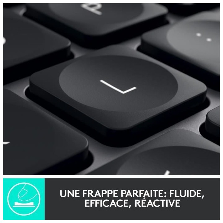 LOGITECH - Clavier sans fil MX Keys - Connectivité - USB Interface -