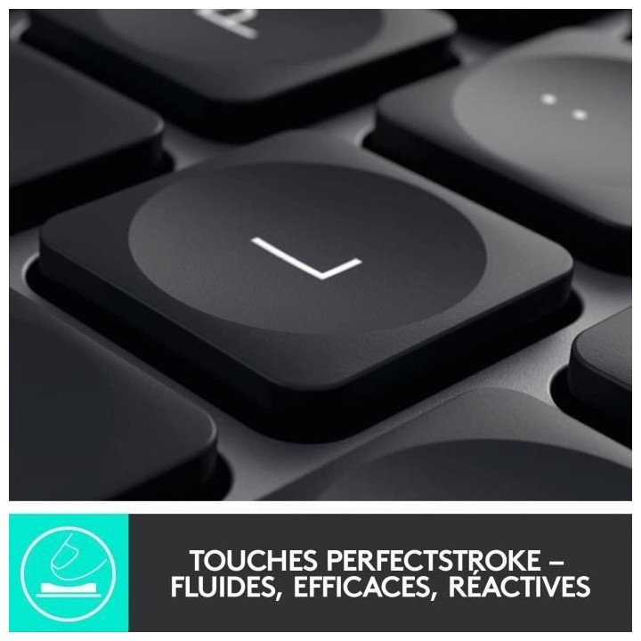 Clavier - Sans fil - Logitech - MX KEYS - Pour MAC - Rétroéclairé -