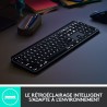 Clavier - Sans fil - Logitech - MX KEYS - Pour MAC - Rétroéclairé - Noir