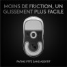 Souris Gaming - sans fil - LOGITECH G - PRO X SUPERLIGHT - Blanc