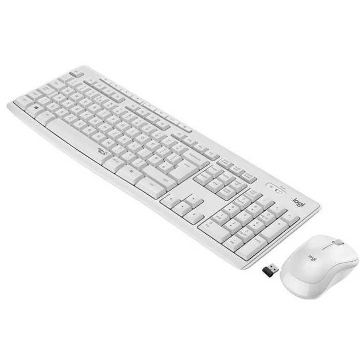 Pack Clavier Souris - Sans fil - Logitech - MK295 - SilentTouch - Pav