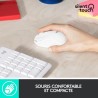 Pack Clavier Souris - Sans fil - Logitech - MK295 - SilentTouch - Pavé numérique - Clavier AZERTY Français - Blanc