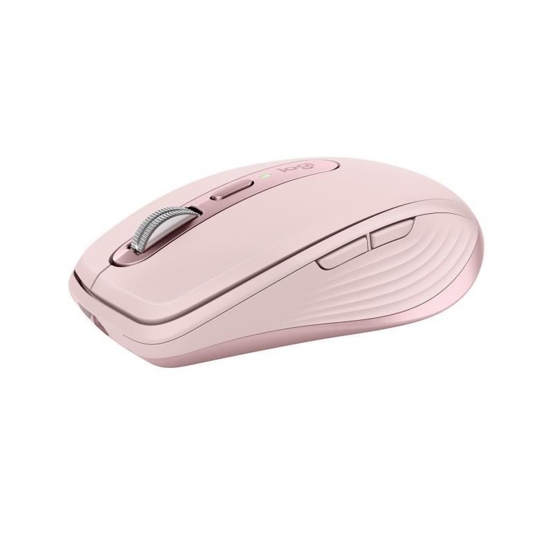 Souris sans fil - Logitech - MX Anywhere 3 - Ergonomique - Bluetooth - USB - Rose