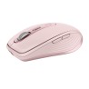 Souris sans fil - Logitech - MX Anywhere 3 - Ergonomique - Bluetooth - USB - Rose