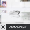 Souris sans fil - Logitech - MX Anywhere 3 - Ergonomique - Bluetooth - USB - Rose