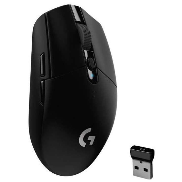 LOGITECH G - Souris Gaming sans fil G305 LIGHTSPEED Noir