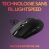 LOGITECH G - Souris Gaming sans fil G305 LIGHTSPEED Noir