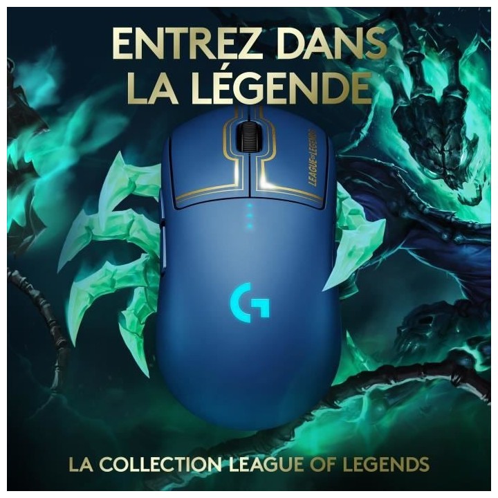 Souris Gaming Sans Fil - Logitech G - PRO X LIGHTSPEED - Edition Offic