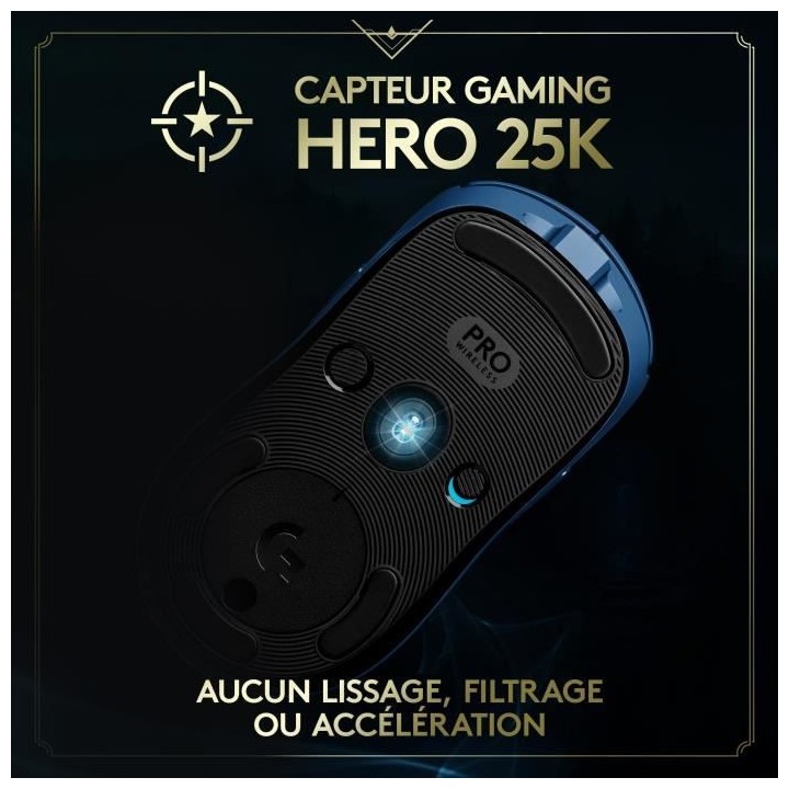 Souris Gaming Sans Fil - Logitech G - PRO X LIGHTSPEED - Edition Offic