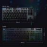 Clavier gaming mécanique Logitech G915 TKL LIGHTSPEED RVB sans fil, sans pavé numérique - GL Clicky