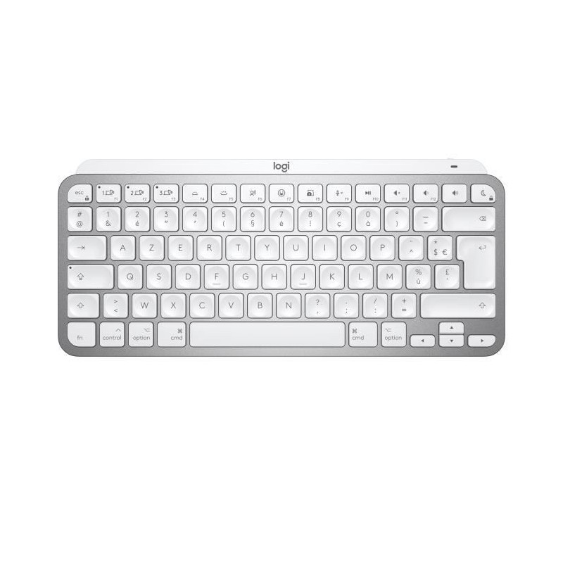 Clavier sans fil Logitech - MX Keys Mini - Pour MAC - Compact, Bluetooth, rétroéclairé