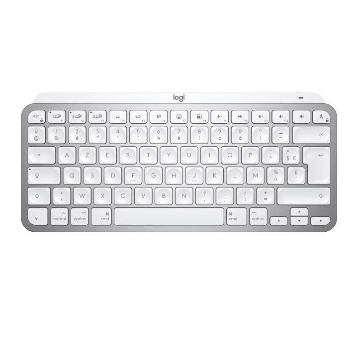 Clavier sans fil Logitech - MX Keys Mini - Pour MAC - Compact, Blueto