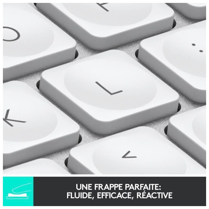 Clavier sans fil Logitech - MX Keys Mini - Pour MAC - Compact, Blueto