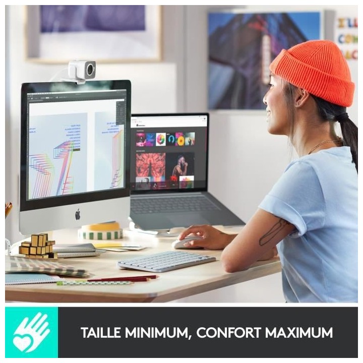 Clavier sans fil Logitech - MX Keys Mini - Pour MAC - Compact, Blueto