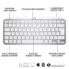 Clavier sans fil Logitech - MX Keys Mini - Pour MAC - Compact, Bluetooth, rétroéclairé