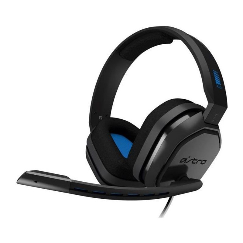 Casque Gaming filaire - ASTRO A10 - Compatible PS4 - Noir et Bleu