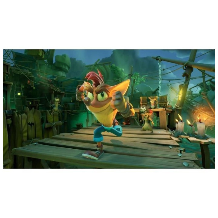 Crash Bandicoot 4 : It's About Time Jeu PS4 (Upgrade Gratuit pour PS5)