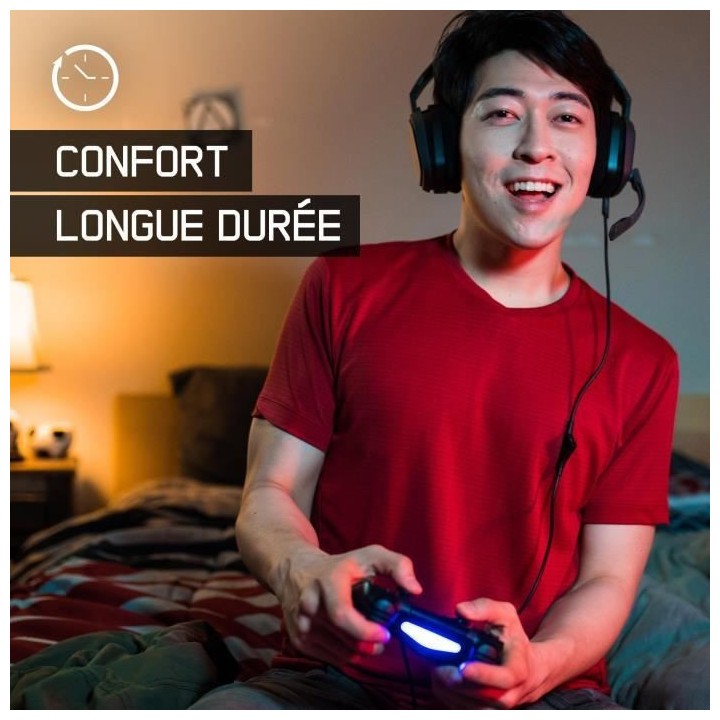 Casque Gaming filaire - ASTRO A10 - Compatible PS4 - Noir et Bleu