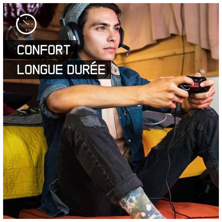 Casque Gaming filaire - ASTRO A10 - Compatible Xbox - Gris et Vert