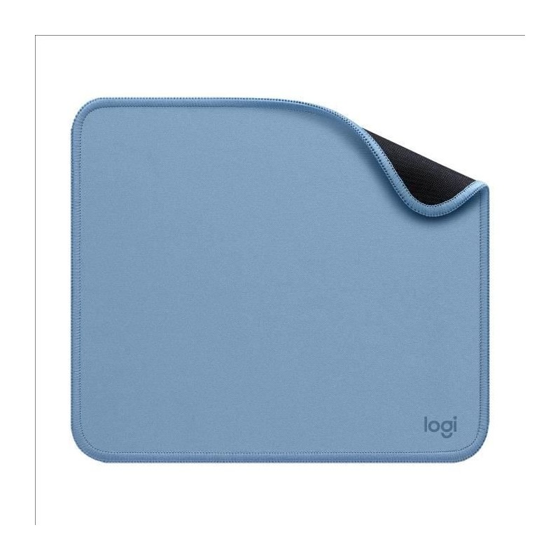 Tapis de souris durable - Logitech - Série Studio - Glissement facile - Bleu Gris