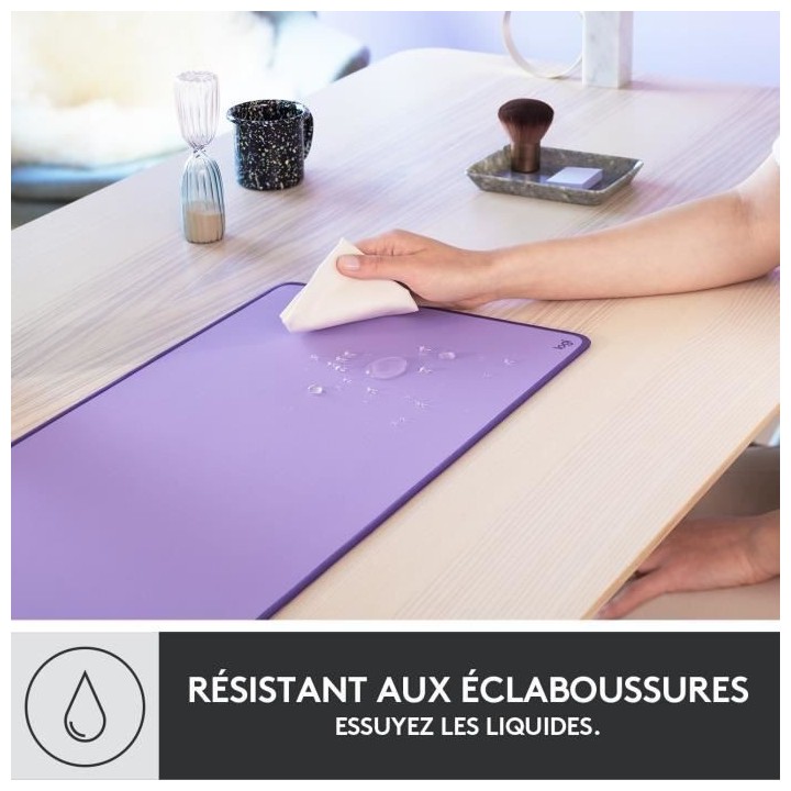 Large Tapis de Bureau - Logitech Desk Mat - Studio Series, Multifoncti