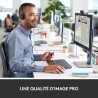 Webcam HD - Logitech - C920S Pro - USB avec microphone stéréo intégré - Noir