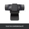 Webcam HD - Logitech - C920S Pro - USB avec microphone stéréo intégré - Noir