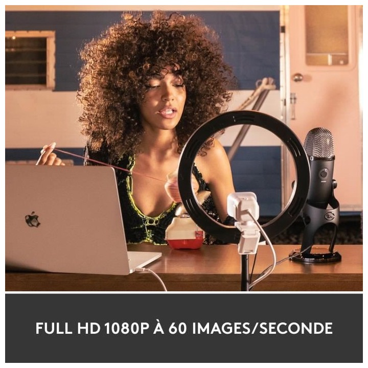 Logitech StreamCam : webcam pour streaming YouTube et Twitch, full HD