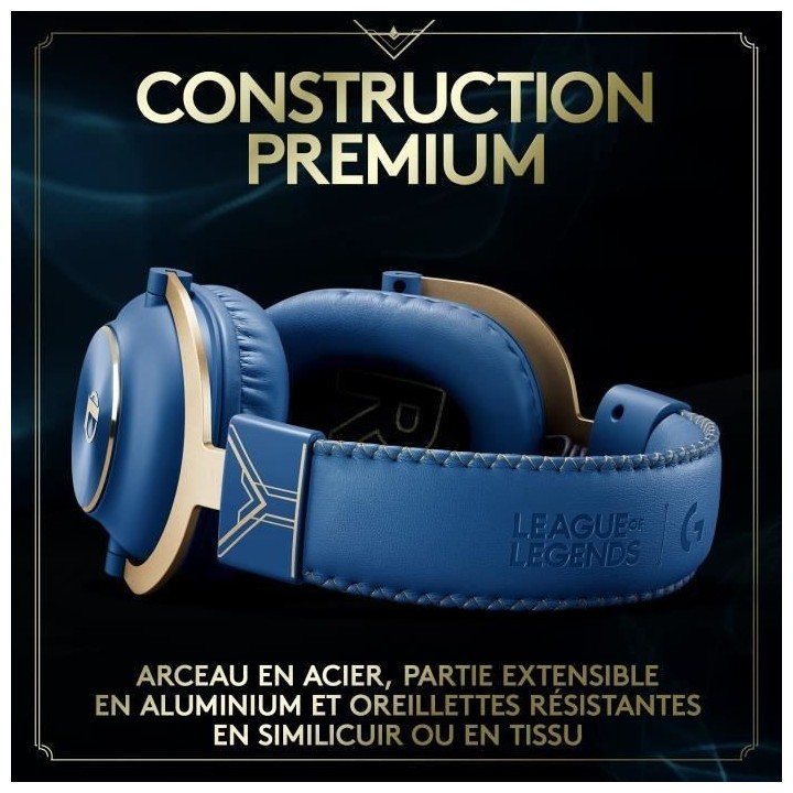 Casque Gaming filaire - Logitech G - PRO X - Edition Officielle League