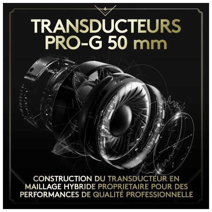 Casque Gaming filaire - Logitech G - PRO X - Edition Officielle League
