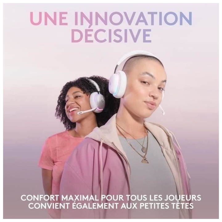 Logitech G - Casque Gaming - sans fil - G735 LIGHTSPEED RVB, Bluetooth