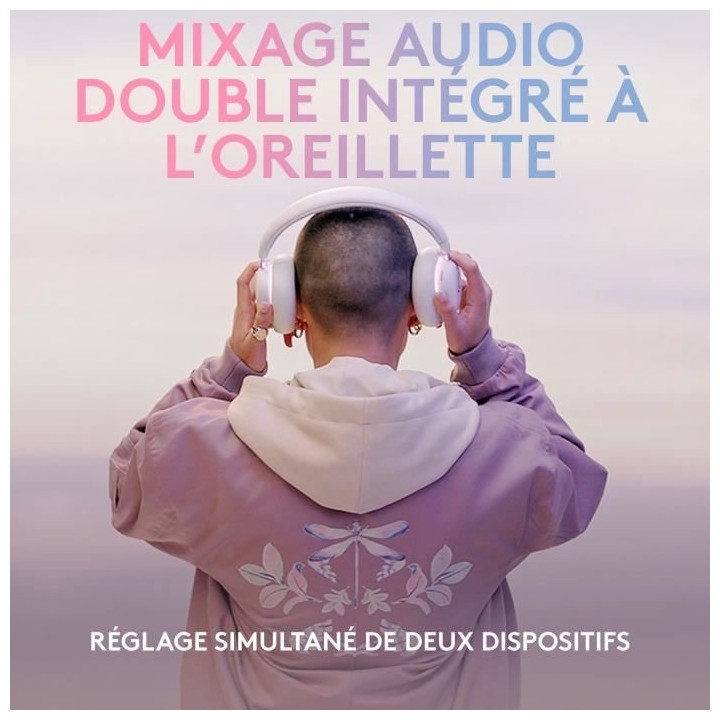 Logitech G - Casque Gaming - sans fil - G735 LIGHTSPEED RVB, Bluetooth