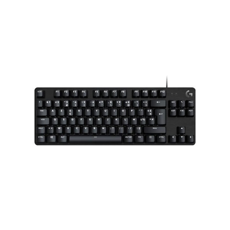 LOGITECH G - Clavier Gaming - G413 TKL SE - Mécanique, Rétroéclairé, Noir Aluminium