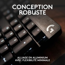 LOGITECH G - Clavier Gaming - G413 TKL SE - Mécanique, Rétroéclairé, Noir Aluminium