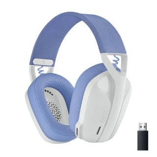 Casque gaming sans fil Logitech -G435 LIGHTSPEED - BLANC - Léger Blu