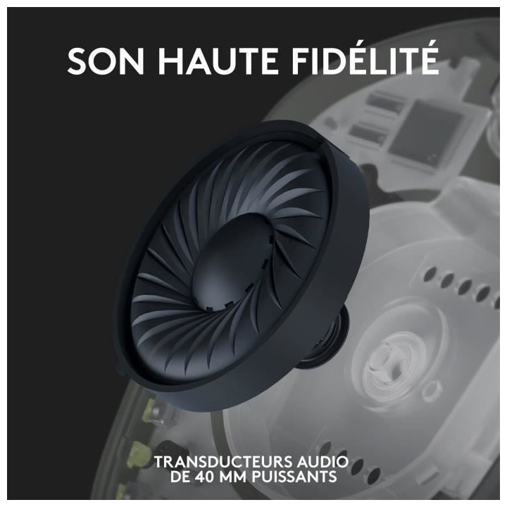 Casque gaming sans fil Logitech - G435 LIGHTSPEED - BLEU - Léger Blu